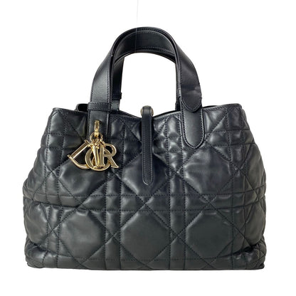 Dior Tote Toujour Black Macro Cannage