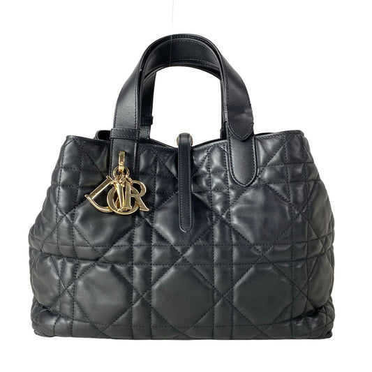 Dior Tote Toujour Black Macro Cannage