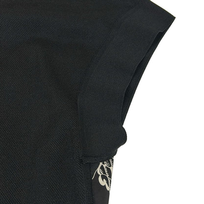 Hermes Dress 38 M Black White Short Sleeve Zouaves Et Dragons Finesse Neck Knee — view 7