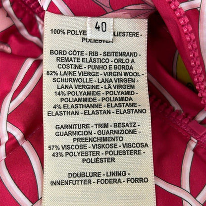 Hermes Down Jacket Vest 40 M Pink Yellow Multi la Promenade du Matin Reversible — view 8