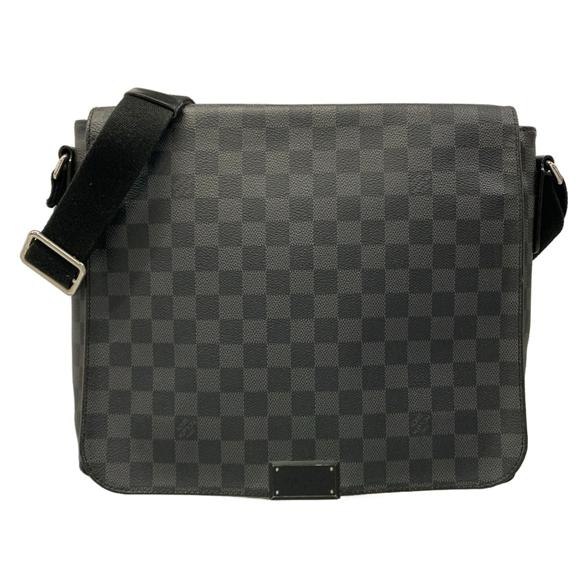 Louis Vuitton Shoulder Bag Damier Graphite District MM