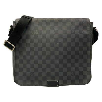 Louis Vuitton Shoulder Bag Damier Graphite District MM