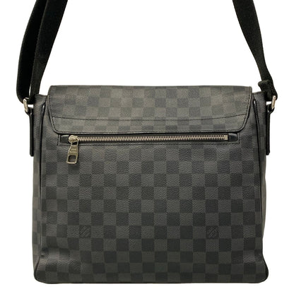 Louis Vuitton Shoulder Bag Damier Graphite District MM — view 3