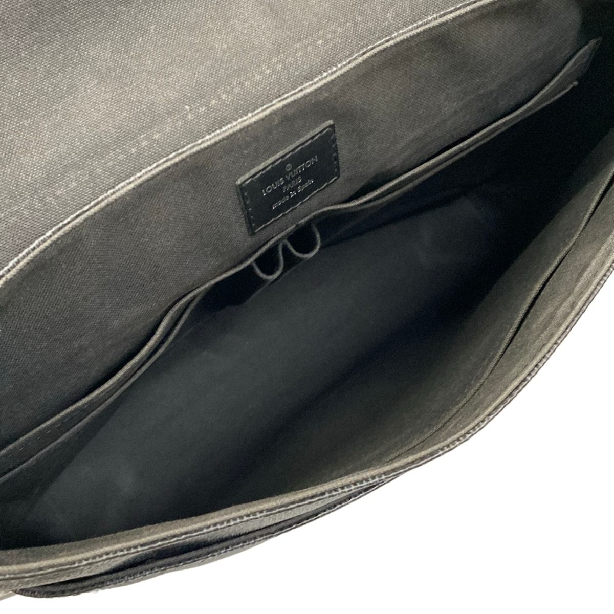 Louis Vuitton Shoulder Bag Damier Graphite District MM — view 7