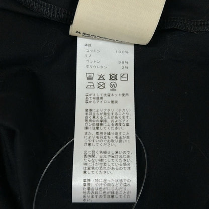 Hermes Short Sleeve T-Shirt 40 M Black White Crew Neck Anno Finesse Cotton — view 4
