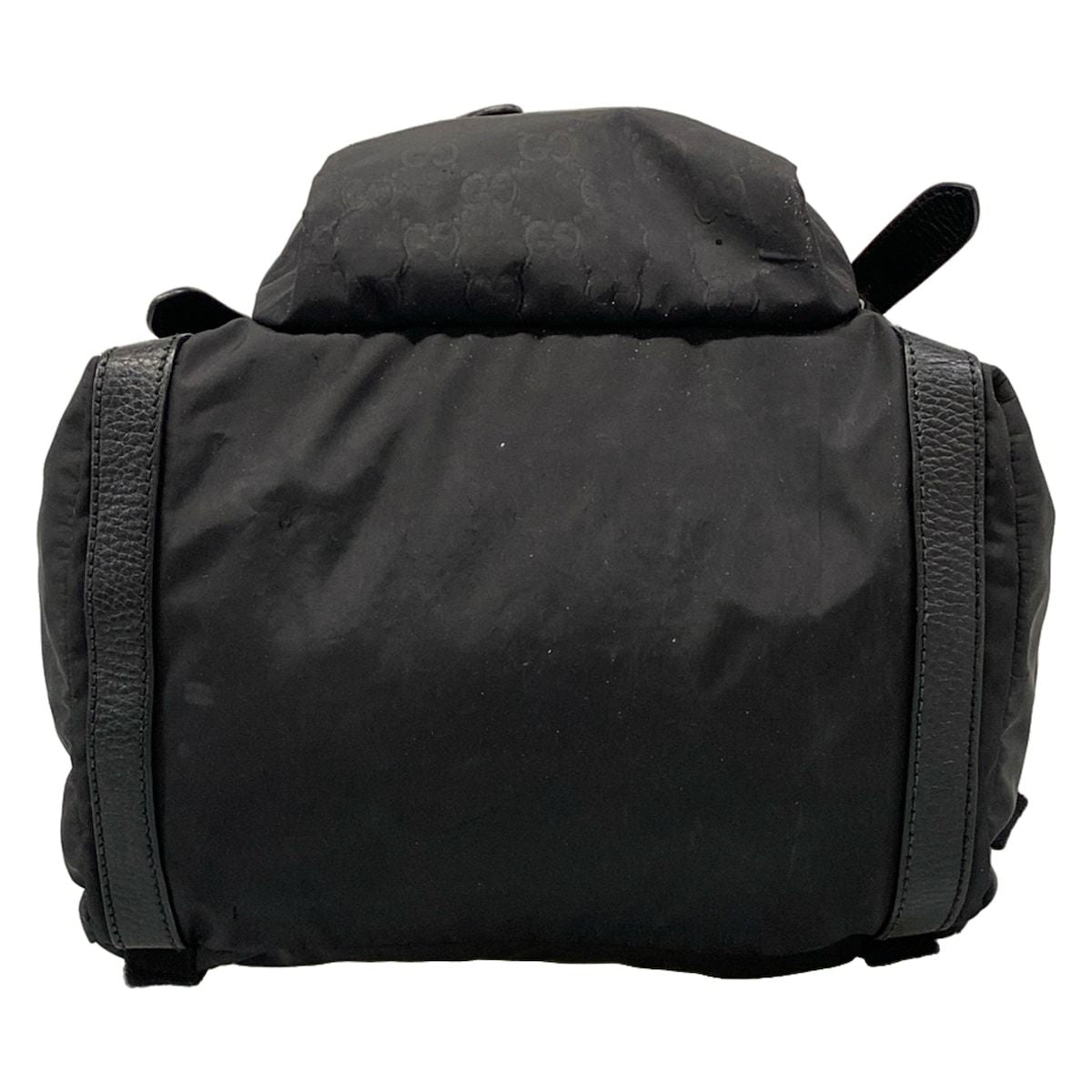 Gucci Backpack GG Pattern Black Leather — view 5