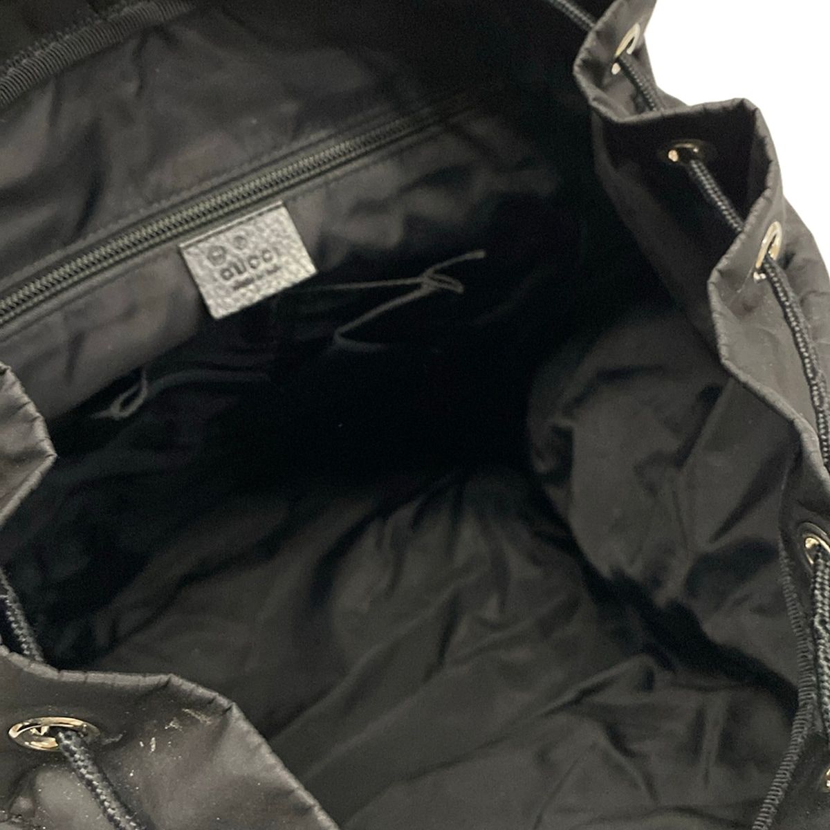 Gucci Backpack GG Pattern Black Leather — view 7