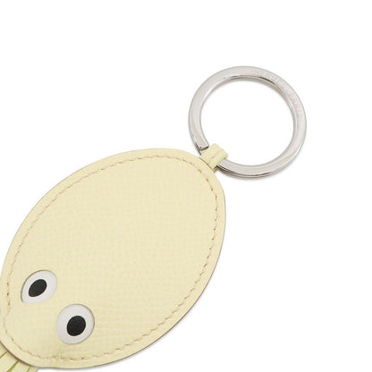 Hermes Key Holder Pulp Jaune Poussin Silver Epsom — view 4