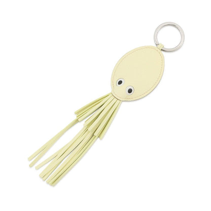 Hermes Key Holder Pulp Jaune Poussin Silver Epsom