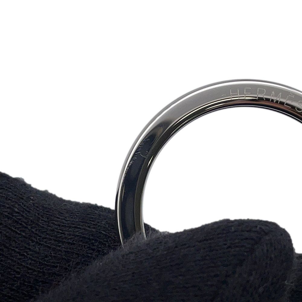 Hermes Key Holder Pulp Jaune Poussin Silver Epsom — view 5
