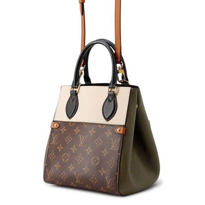 Louis Vuitton Handbag Monogram Leather Fold Tote PM 2-Way — view 2