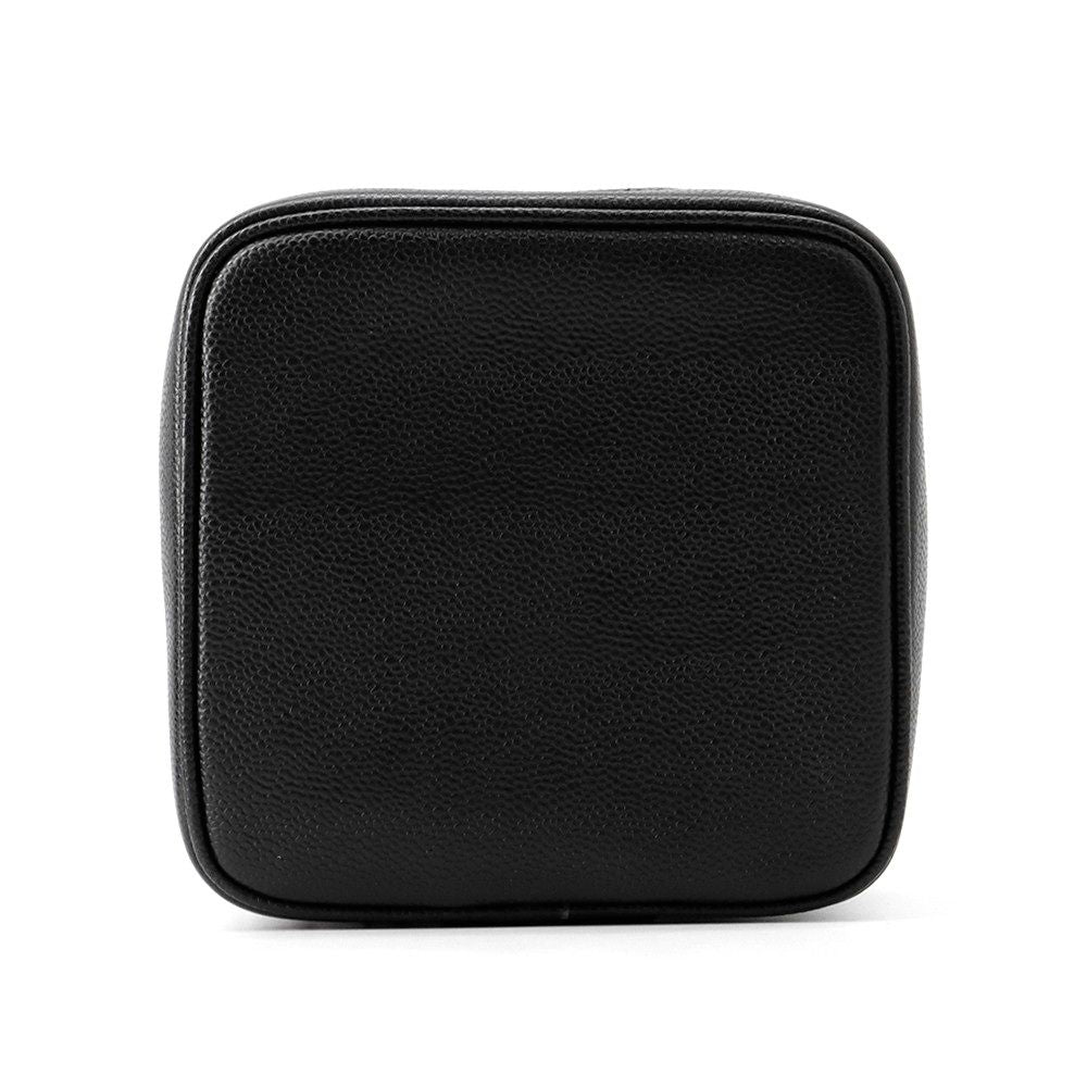 Chanel Handbag Vanity Bag CC Logo Caviar Leather Horizontal — view 3