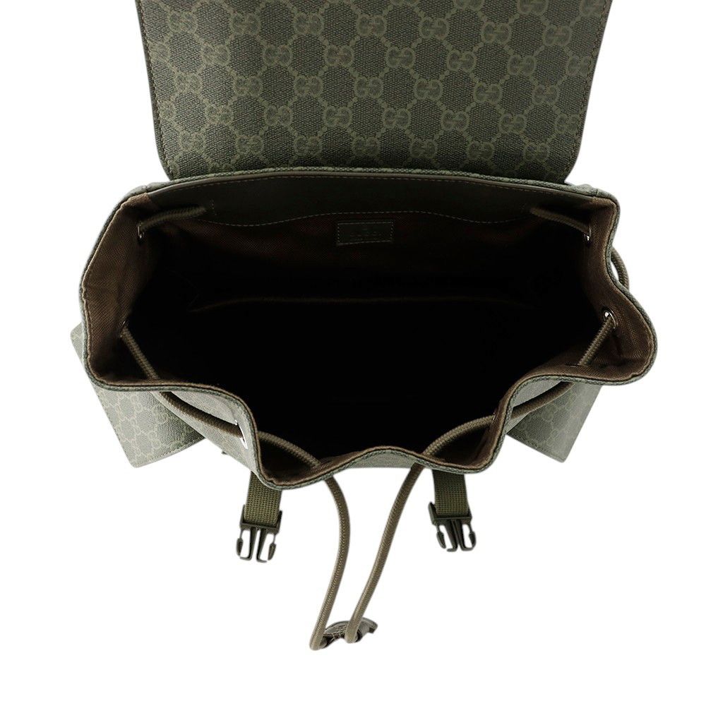 Gucci Large GG Supreme Backpack — view 5