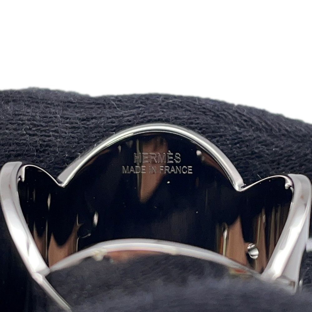 Hermes Scarf Ring Parthenon Silver — view 4