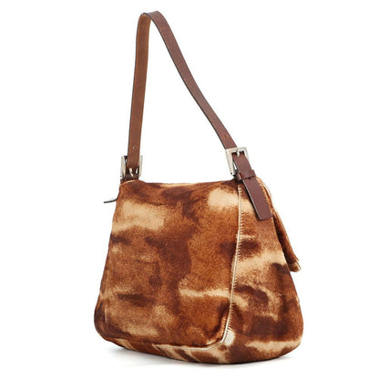 Fendi Mamma Bucket Calf Hair Leather Shoulder Bag Pony — view 2