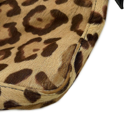 Fendi Shoulder Bag FF Leopard Calf Hair Leather — view 8