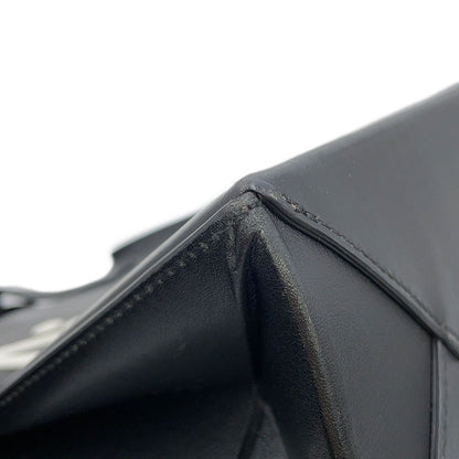 Dior Handbag and Shawn D-dior Mini Tote Leather Black Stussy Collaboration — view 8