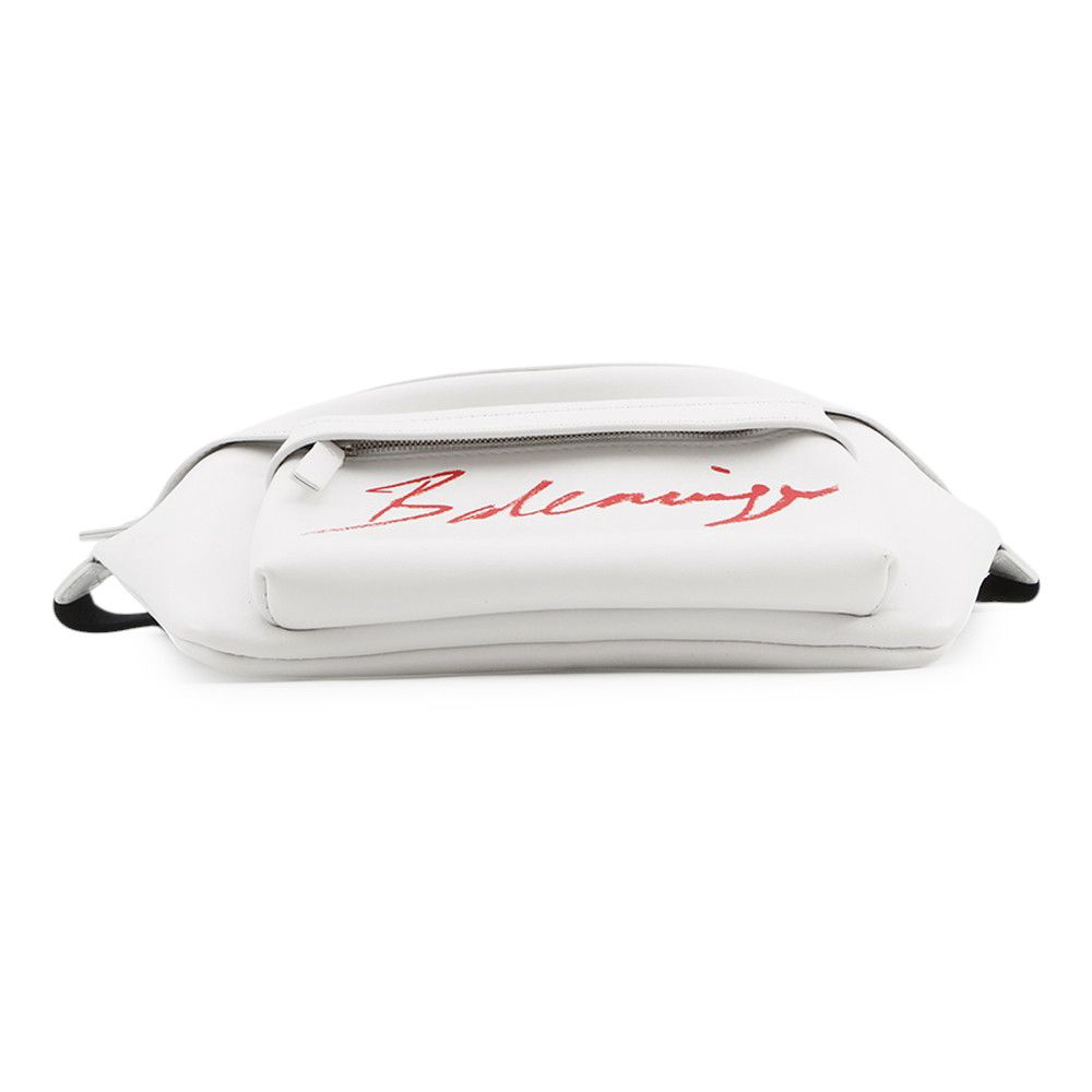 Balenciaga Belt Bag Everyday Logo Leather White — view 4