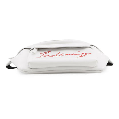 Balenciaga Belt Bag Everyday Logo Leather White — view 4