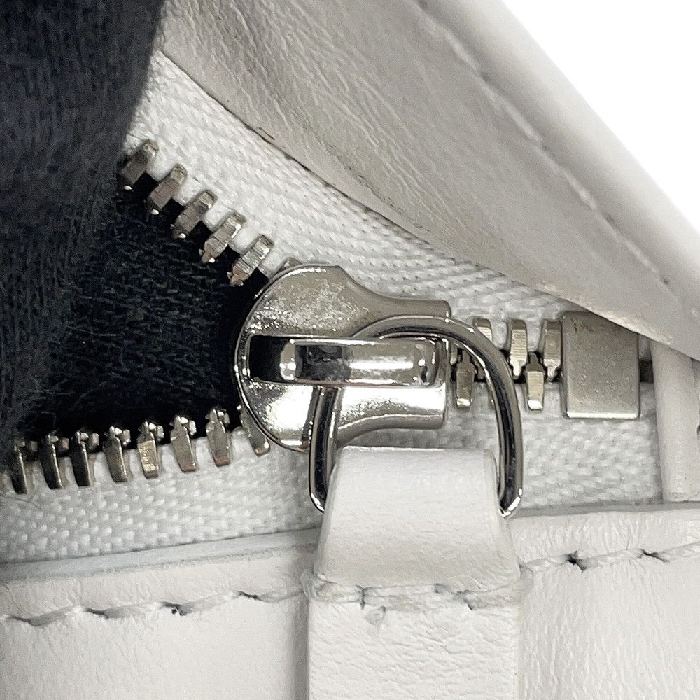 Balenciaga Belt Bag Everyday Logo Leather White — view 9