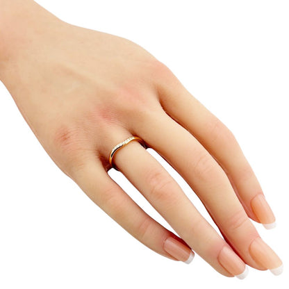 Tiffany & Co T Cube Band Ring 18k Gold Diamond — view 2