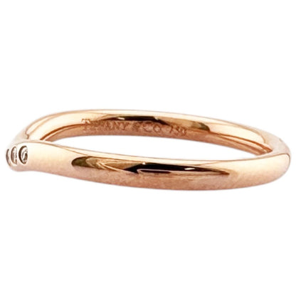 Tiffany & Co T Cube Band Ring 18k Gold Diamond — view 4