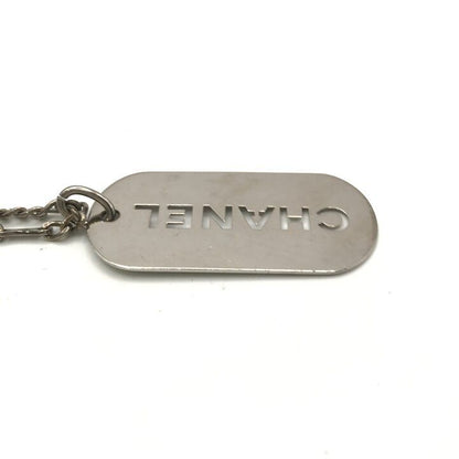 Chanel Logo Silver Plate Bag Charm Key Holder — view 4