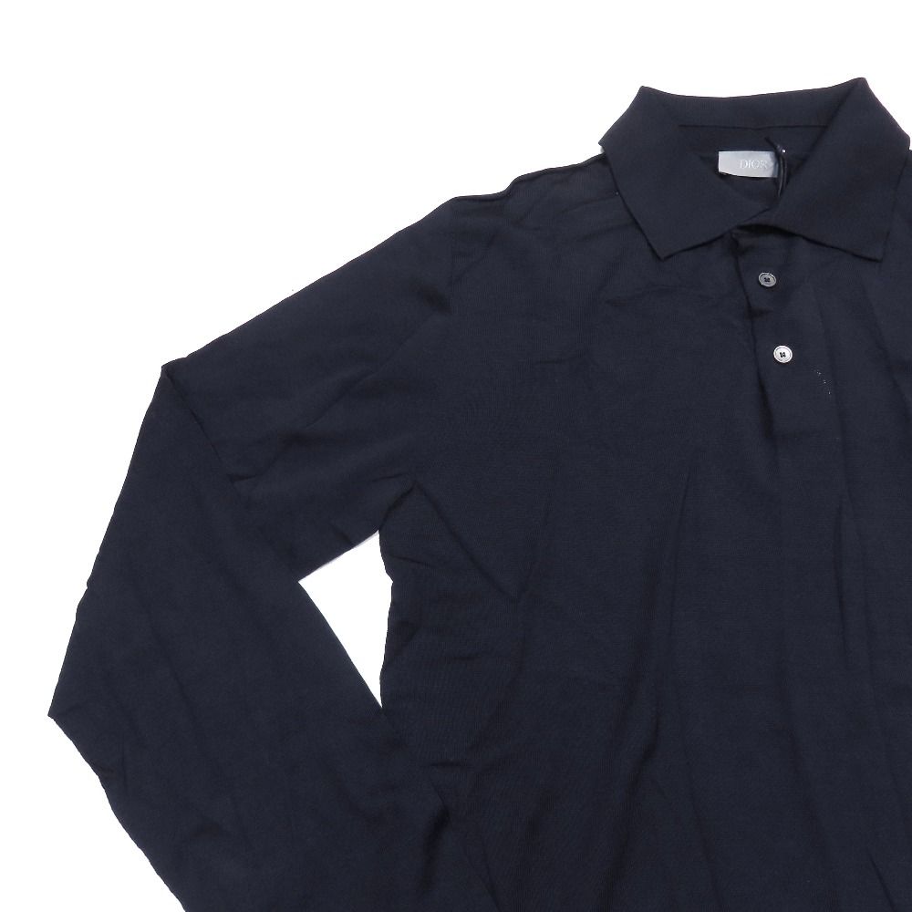 Dior le Jiknit Embroidery Top leo M Navy Second — view 4