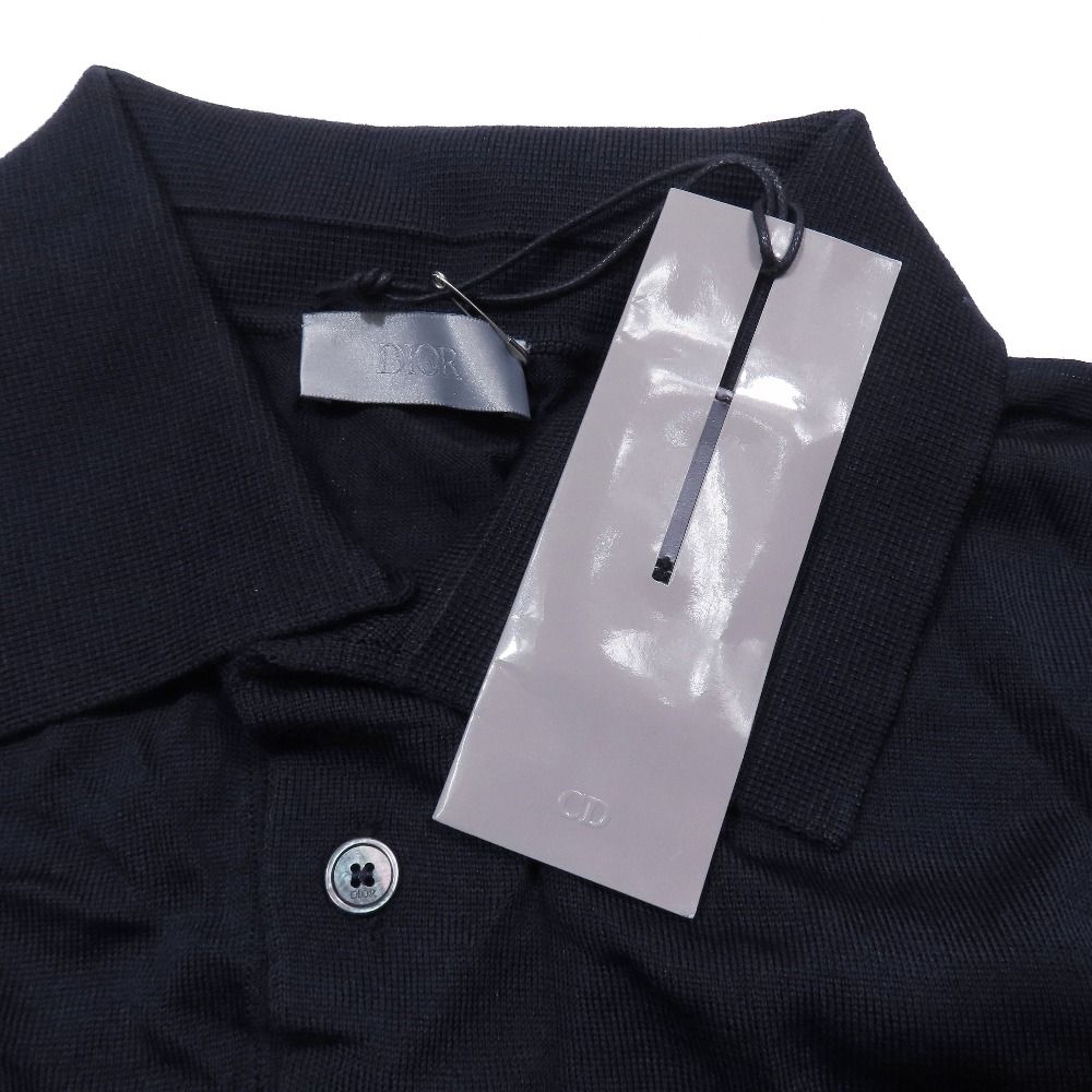 Dior le Jiknit Embroidery Top leo M Navy Second — view 6