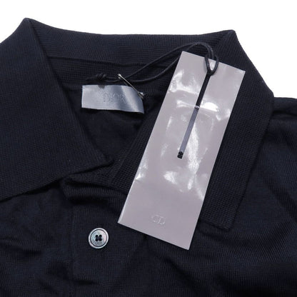 Dior le Jiknit Embroidery Top leo M Navy Second — view 6