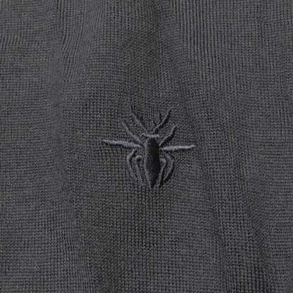 Dior le Jiknit Embroidery Top leo M Navy Second — view 5