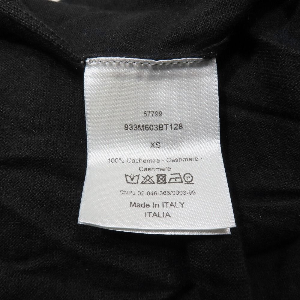 Dior Ji Ta Tole Knit Bee Embroidery Top XS Black Second Sweater — view 7