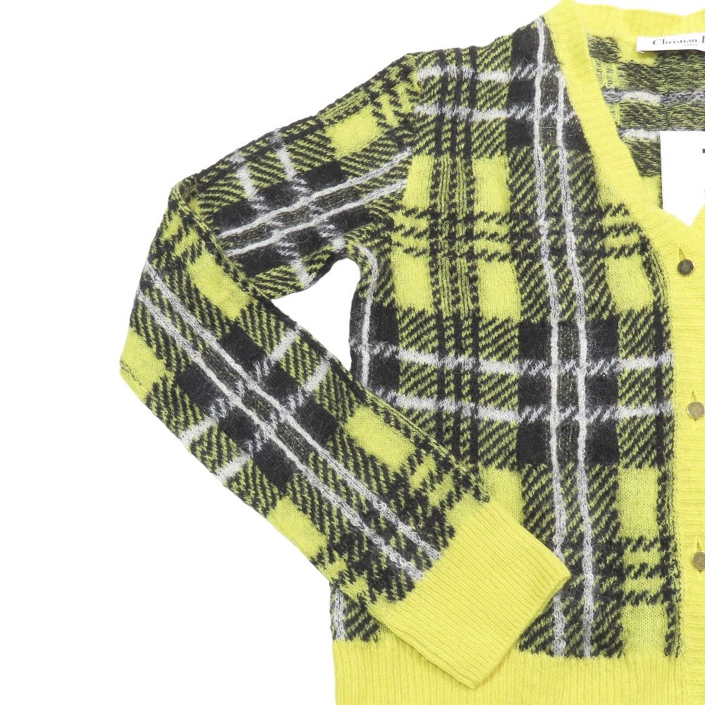 Dior hmmdio le hmm Knit le Cashmere Shaw Toheight 36 Yellow LadySecond Sweater — view 4