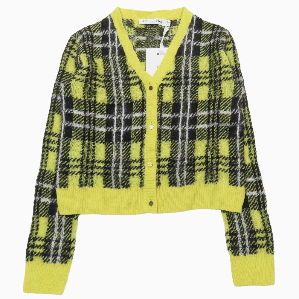 Dior hmmdio le hmm Knit le Cashmere Shaw Toheight 36 Yellow LadySecond Sweater