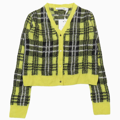 Dior hmmdio le hmm Knit le Cashmere Shaw Toheight 36 Yellow LadySecond Sweater
