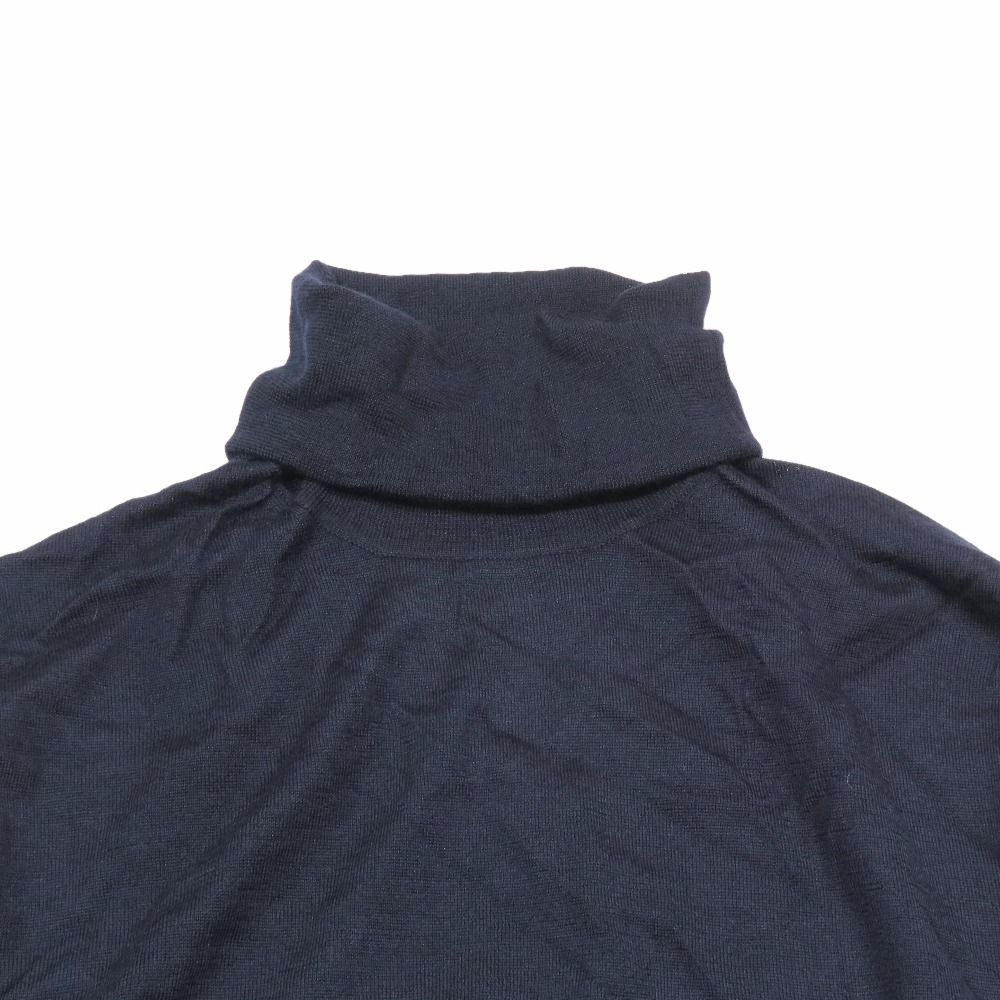 Dior Ji Ta Tole Knit Bee Embroidery Top XS Navy Second Sweater — view 3
