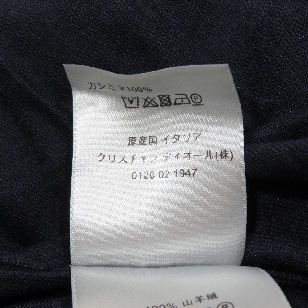 Dior Ji Ta Tole Knit Bee Embroidery Top XS Navy Second Sweater — view 8