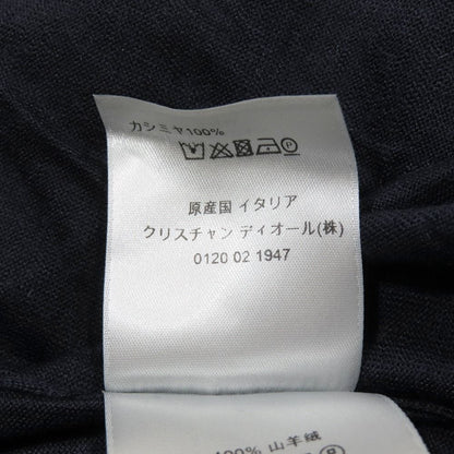 Dior Ji Ta Tole Knit Bee Embroidery Top XS Navy Second Sweater — view 8