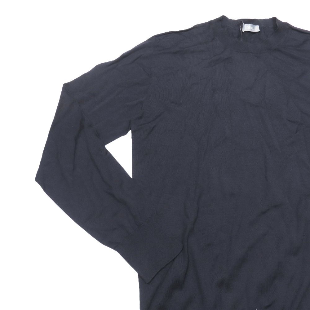 Dior Ji Knit le Embroidery Top L Navy Second Sweater — view 4