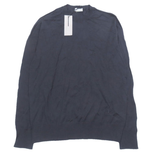 Dior Ji Knit le Embroidery Top L Navy Second Sweater
