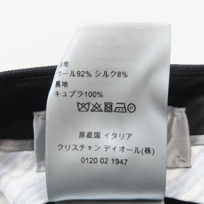 Dior Trousers Depants Hmmta revinegar le Silk 46c Navy Second Pants — view 7