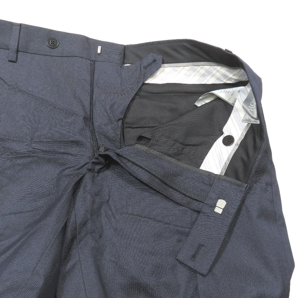 Dior Trousers Depants Hmmta revinegar le Silk 46c Navy Second Pants — view 3