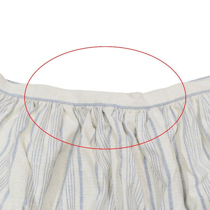 Dior hmmdio le Vinegarto Skirt Long Cotton Silk 38 White Blue LadySecond — view 8