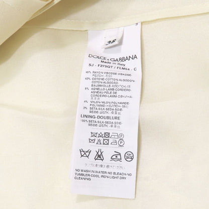Dolce & Gabbana ReJacket Shaw Toheight Enamel 38 Yellow LadySecond Jacket — view 6