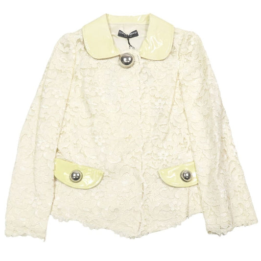 Dolce & Gabbana ReJacket Shaw Toheight Enamel 38 Yellow LadySecond Jacket