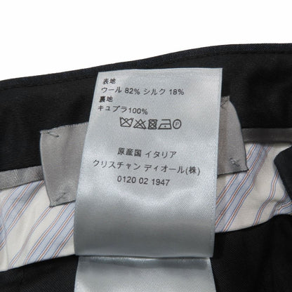 Dior Trousers Depants Hmmta revinegar le Silk 46c Navy Second Pants — view 7
