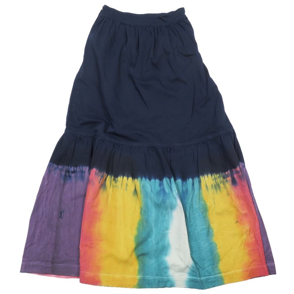 Dior hmmdio le Ta a-de Skirt Long Vinegartore 38 Indigoblue Multi LadySecond — view 2