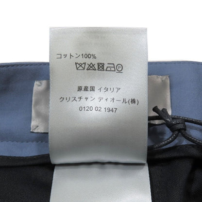 Dior CD Logo Embroidery Trousers Depants Hmmta revinegar Cotton 46 Blue Second — view 8