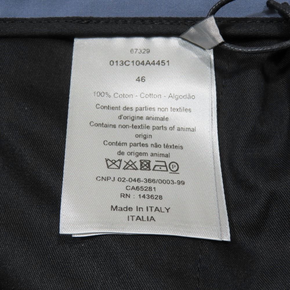 Dior CD Logo Embroidery Trousers Depants Hmmta revinegar Cotton 46 Blue Second — view 7
