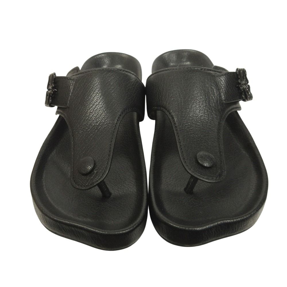 Loewe Ease Sandal Shu-z Shoes Anagram hmm to Leather 35 Black LadySecond — view 4